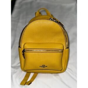 Coach Mini Charlie Backpack F38263 Yellow